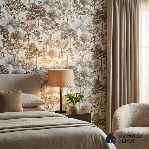 9014 | 10 Meter x 21 Inch  Tropical Look Wallpaper - 57 Sq. Ft. | Minimum 15% wastage during installation