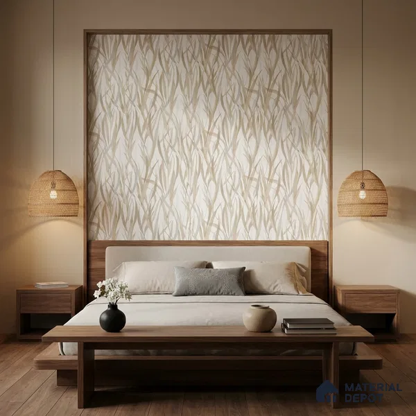 9020 | 10 Meter x 21 Inch  Tropical Look Wallpaper - 57 Sq. Ft. | Minimum 15% wastage during installation