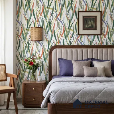 9027 | 10 Meter x 21 Inch  Tropical Look Wallpaper - 57 Sq. Ft. | Minimum 15% wastage during installation