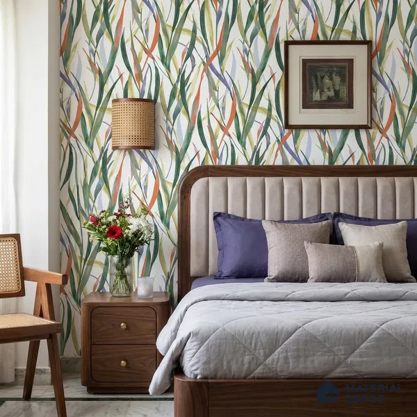 9027 | 10 Meter x 21 Inch Tropical Look Wallpaper - 57 Sq. Ft. | Minimum 15% wastage during installation