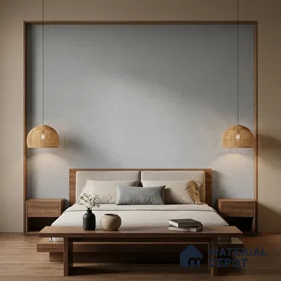 9064 | Silver Grey Plain Solid Patterned Wallpaper - 10 Meter x 21 Inch, 57 Sq. Ft. (Min. 15% Wastage)