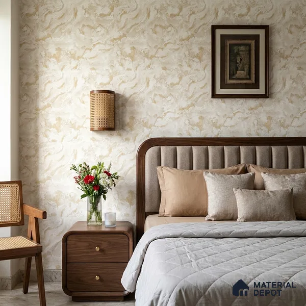 9051 | 10 Meter x 21 Inch Marble Look Wallpaper - 57 Sq. Ft. | Minimum 10% wastage during installation