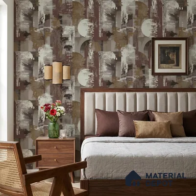 74033-5 | 5 Meter x 42 Inch 74033 Patterned Look Wallpaper - 57.41 Sq. Ft. | Minimum 15% wastage during installation