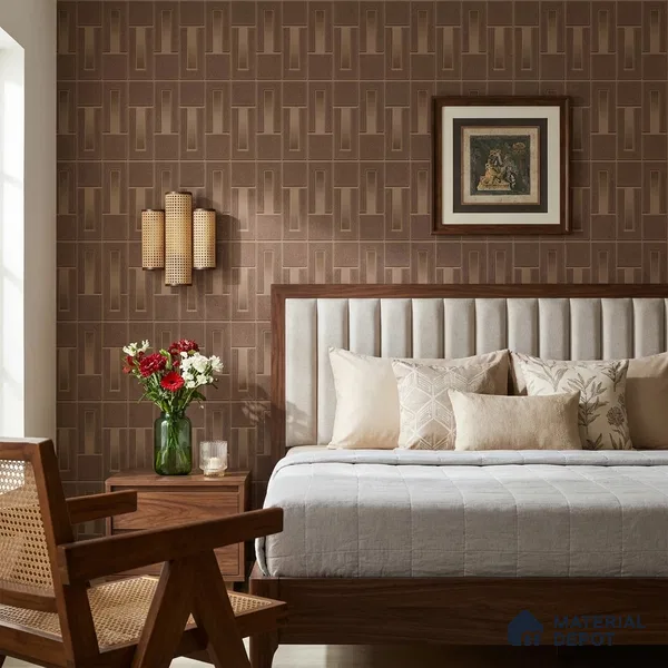 74040-5 | 5 Meter x 42 Inch 74040 Patterned Look Wallpaper - 57.41 Sq. Ft. | Minimum 15% wastage during installation