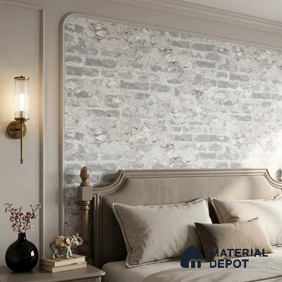 74045-1 | 5 Meter x 42 Inch 74045 Brick Look Wallpaper - 57.41 Sq. Ft. | Minimum 15% wastage during installation