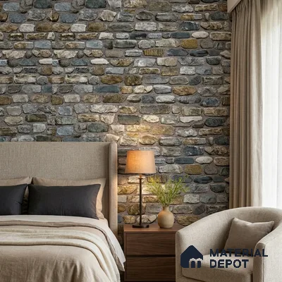74047-1 | 5 Meter x 42 Inch 74047 Brick Look Wallpaper - 57.41 Sq. Ft. | Minimum 15% wastage during installation