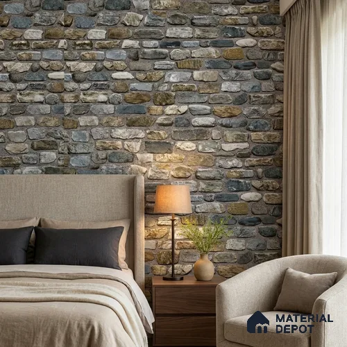 74047-1 | 5 Meter x 42 Inch 74047 Brick Look Wallpaper - 57.41 Sq. Ft. | Minimum 15% wastage during installation
