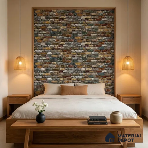 74047-2 | 5 Meter x 42 Inch 74047 Brick Look Wallpaper - 57.41 Sq. Ft. | Minimum 15% wastage during installation