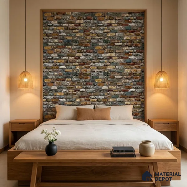 74047-2 | 5 Meter x 42 Inch 74047 Brick Look Wallpaper - 57.41 Sq. Ft. | Minimum 15% wastage during installation