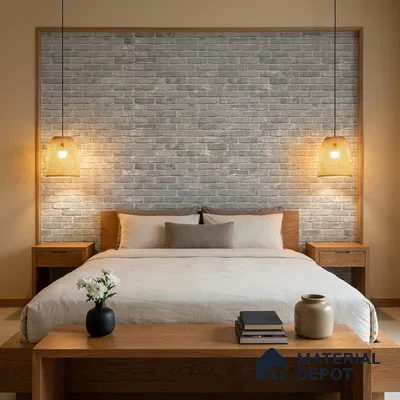74046-1 | 5 Meter x 42 Inch 74046 Brick Look Wallpaper - 57.41 Sq. Ft. | Minimum 15% wastage during installation
