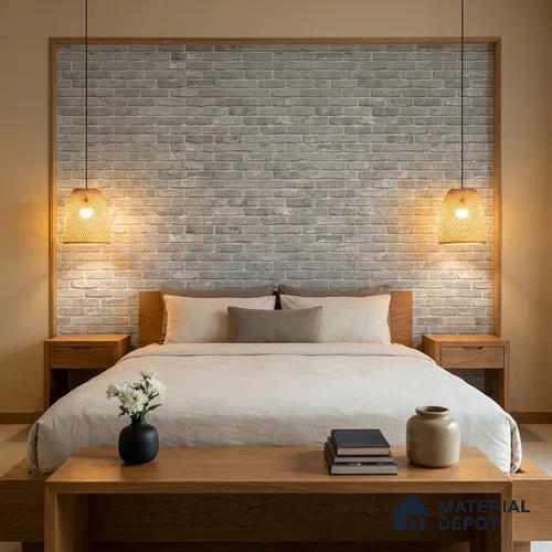 74046-1 | 5 Meter x 42 Inch 74046 Brick Look Wallpaper - 57.41 Sq. Ft. | Minimum 15% wastage during installation