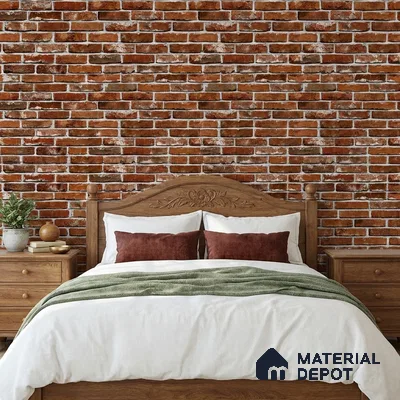 74046-3 | 5 Meter x 42 Inch 74046 Brick Look Wallpaper - 57.41 Sq. Ft. | Minimum 15% wastage during installation