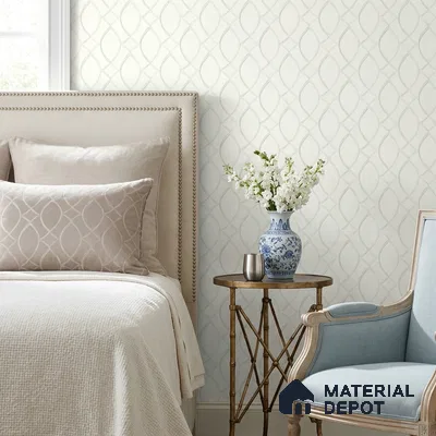 WK160-18 | 10 Meter x 21 Inches Patterned Look Wallpaper - 57.37 Sq. Ft. | Minimum 15% wastage during installation