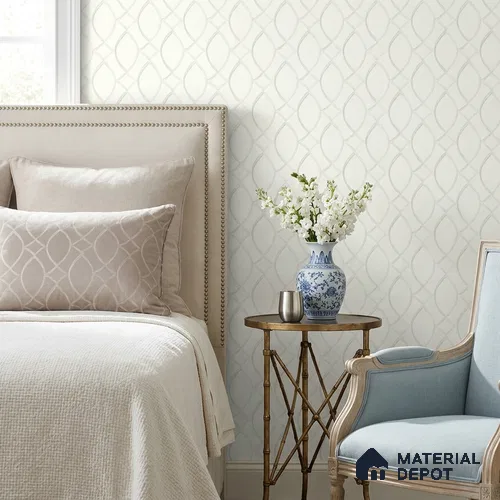 WK160-18 | 10 Meter x 21 Inches Patterned Look Wallpaper - 57.37 Sq. Ft. | Minimum 15% wastage during installation