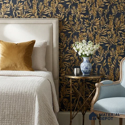 WK160-56 | 10 Meter x 21 Inches Florals Look Wallpaper - 57.37 Sq. Ft. | Minimum 15% wastage during installation