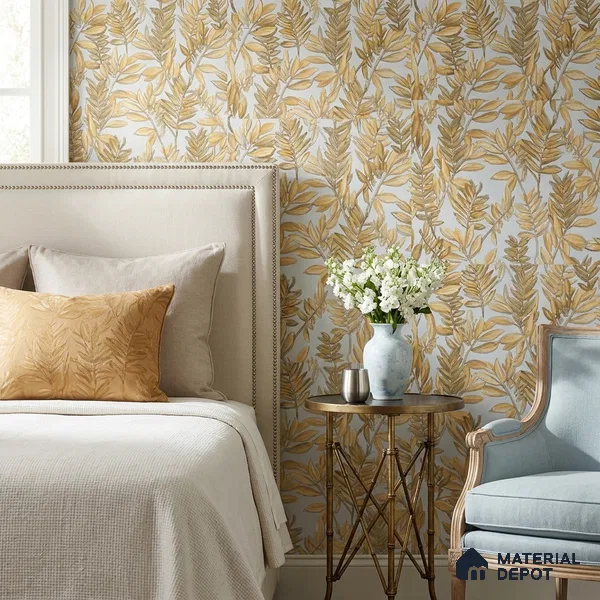 WK160-57 | 10 Meter x 21 Inches Florals Look Wallpaper - 57.37 Sq. Ft. | Minimum 15% wastage during installation