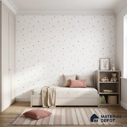 5192-1 | 4 Meter x 42 Inches Patterned Look Wallpaper - 45.94 Sq. Ft. | Minimum 15% wastage during installation