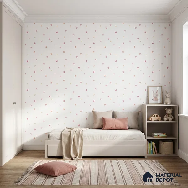 5192-1 | 4 Meter x 42 Inches Patterned Look Wallpaper - 45.94 Sq. Ft. | Minimum 15% wastage during installation