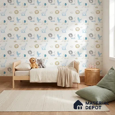 5187-1 | 4 Meter x 42 Inches Animal Print Look Wallpaper - 45.94 Sq. Ft. | Minimum 15% wastage during installation