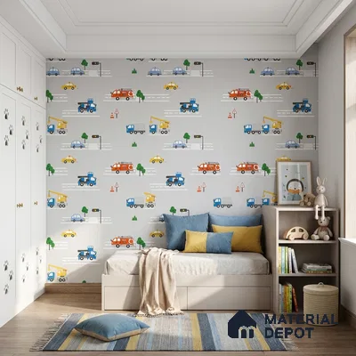 5182-1 | 4 Meter x 42 Inches Patterned Look Wallpaper - 45.94 Sq. Ft. | Minimum 15% wastage during installation