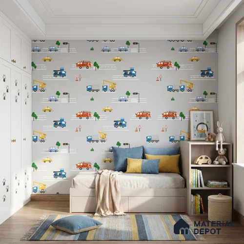 5182-1 | 4 Meter x 42 Inches Patterned Look Wallpaper - 45.94 Sq. Ft. | Minimum 15% wastage during installation