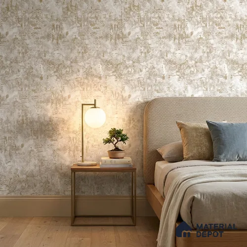 1135 | 10 Meter x 21 Inches Patterned Look Wallpaper - 57.37 Sq. Ft. | Minimum 15% wastage during installation