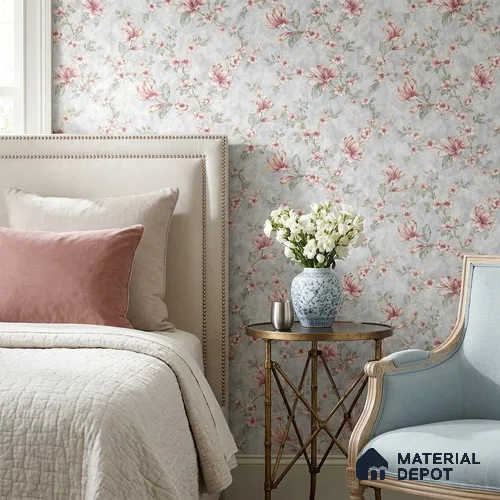 WK160-15 | 10 Meter x 21 Inches Florals Look Wallpaper - 57.37 Sq. Ft.  | Minimum 15% wastage during installation
