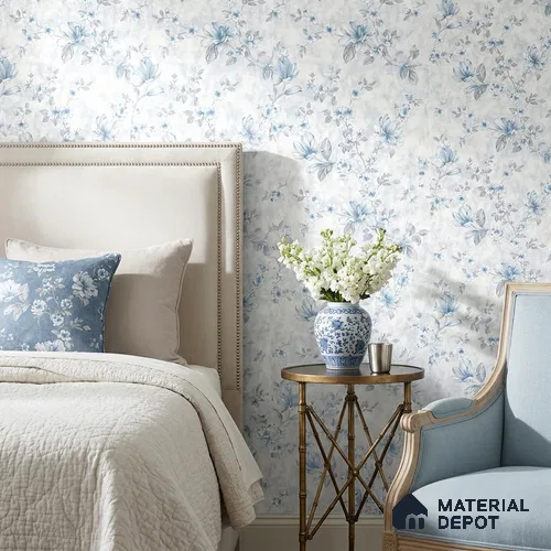 WK160-16 | 10 Meter x 21 Inches Florals Look Wallpaper - 57.37 Sq. Ft. | Minimum 15% wastage during installation