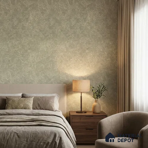1143 | Sage Green Weathered Trellis Patterned Wallpaper - 10 Meter x 21 Inches, 57.37 Sq. Ft. (Min. 15% Wastage)