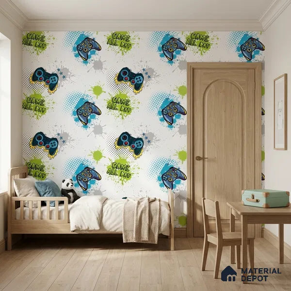 5160-1 | 4 Meter x 42 Inches Patterned Look Wallpaper - 45.94 Sq. Ft. | Minimum 15% wastage during installation