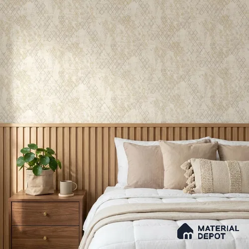 1151 | 10 Meter x 21 Inches Patterned Look Wallpaper - 57.37 Sq. Ft. | Minimum 15% wastage during installation