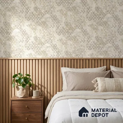1152 | 10 Meter x 21 Inches Patterned Look Wallpaper - 57.37 Sq. Ft. | Minimum 15% wastage during installation