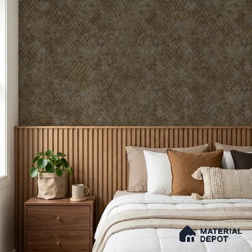 1153 | 10 Meter x 21 Inches Patterned Look Wallpaper - 57.37 Sq. Ft. | Minimum 15% wastage during installation