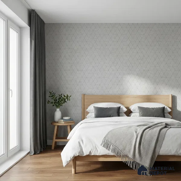 WK160-26 | 10 Meter x 21 Inches Geometric Look Wallpaper - 57.37 Sq. Ft. | Minimum 15% wastage during installation