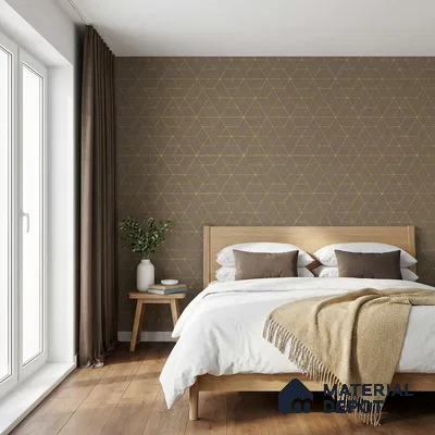 WK160-28 | 10 Meter x 21 Inches Geometric Look Wallpaper - 57.37 Sq. Ft. | Minimum 15% wastage during installation