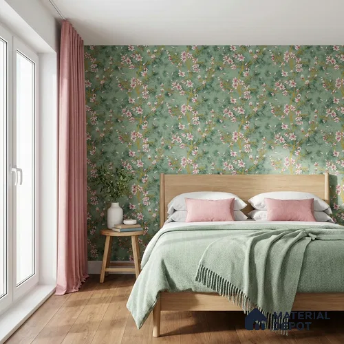 WK160-41 | 10 Meter x 21 Inches Florals Look Wallpaper - 57.37 Sq. Ft. | Minimum 15% wastage during installation
