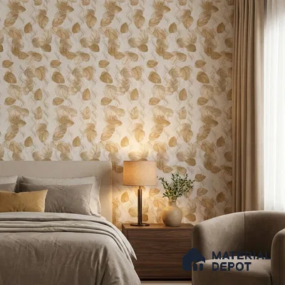 1106 | 10 Meter x 21 Inches Florals Look Wallpaper - 57.37 Sq. Ft. | Minimum 15% wastage during installation