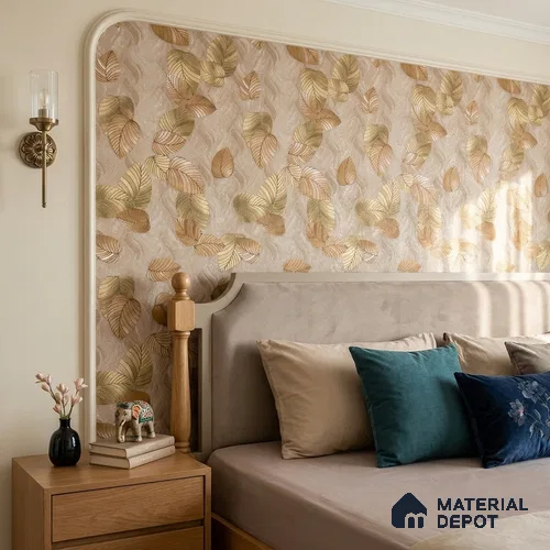 1108 | 10 Meter x 21 Inches Florals Look Wallpaper - 57.37 Sq. Ft. | Minimum 15% wastage during installation