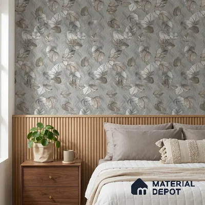 1109 | 10 Meter x 21 Inches Florals Look Wallpaper - 57.37 Sq. Ft. | Minimum 15% wastage during installation