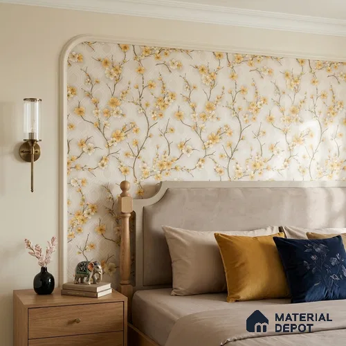 1120 | 10 Meter x 21 Inches Florals Look Wallpaper - 57.37 Sq. Ft. | Minimum 15% wastage during installation