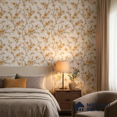 1119 | 10 Meter x 21 Inches Florals Look Wallpaper - 57.37 Sq. Ft. | Minimum 15% wastage during installation