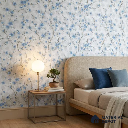 1121 | 10 Meter x 21 Inches Florals Look Wallpaper - 57.37 Sq. Ft. | Minimum 15% wastage during installation