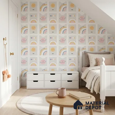 5195-2 | 4 Meter x 42 Inches Abstract Look Wallpaper - 45.94 Sq. Ft. | Minimum 15% wastage during installation