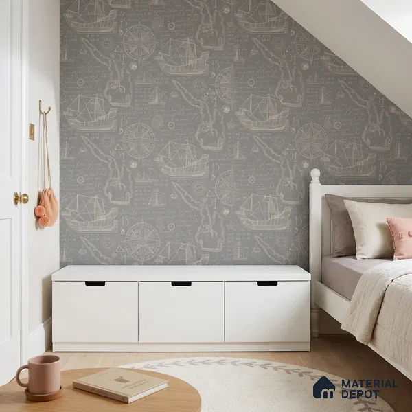 5163-3 | 4 Meter x 42 Inches Patterned Look Wallpaper - 45.94 Sq. Ft. | Minimum 15% wastage during installation