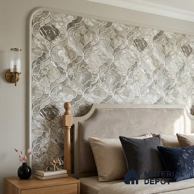 1114 | 10 Meter x 21 Inches Patterned Look Wallpaper - 57.37 Sq. Ft. | Minimum 15% wastage during installation