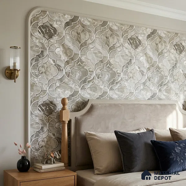 1114 | 10 Meter x 21 Inches Patterned Look Wallpaper - 57.37 Sq. Ft. | Minimum 15% wastage during installation