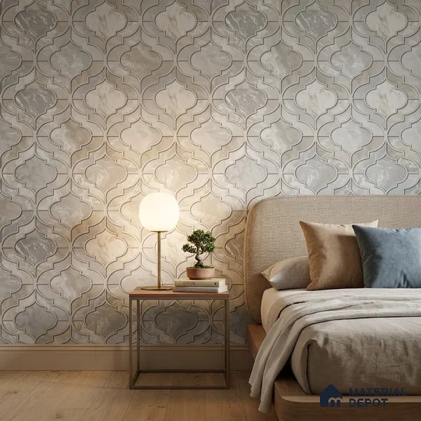 1115 | 10 Meter x 21 Inches Patterned Look Wallpaper - 57.37 Sq. Ft. | Minimum 15% wastage during installation