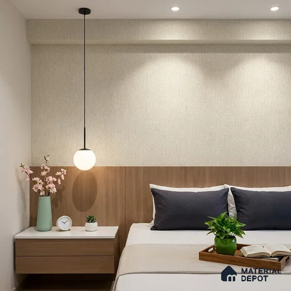 88673-6 | 5 Meter x 42 Inches Fabric Look Wallpaper - 57 Sq. Ft. | Minimum 10% wastage during installation
