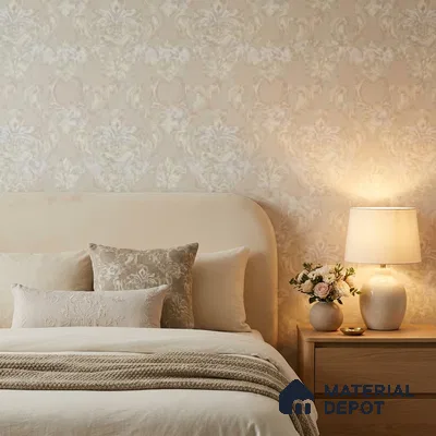 81372-2 | 5 Meter x 42 Inches Damask Look Wallpaper - 57 Sq. Ft. | Minimum 15% wastage during installation