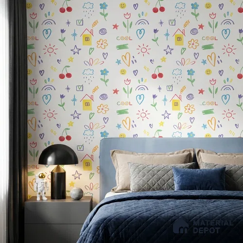 5194-1 | 4 Meter x 42 Inches Abstract Look Wallpaper - 45.94 Sq. Ft. | Minimum 15% wastage during installation